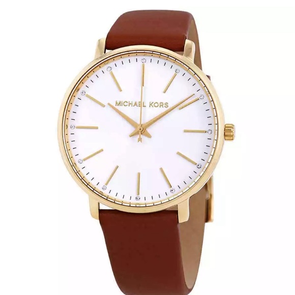 Michael Kors Pyper Crystal White Sunray Dial Ladies Watch MK2740 - Picture 12 of 14